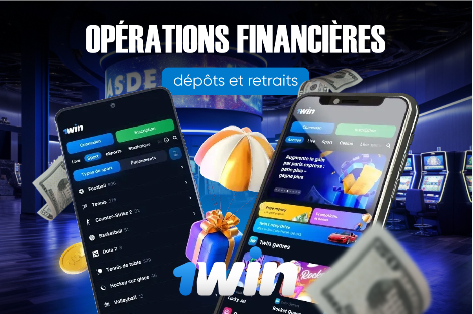 opérations financières dépôts et retraits